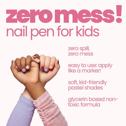 Nail Paint Brush Pens - Set of 4 — zero-mess features overview | Tuco Kids