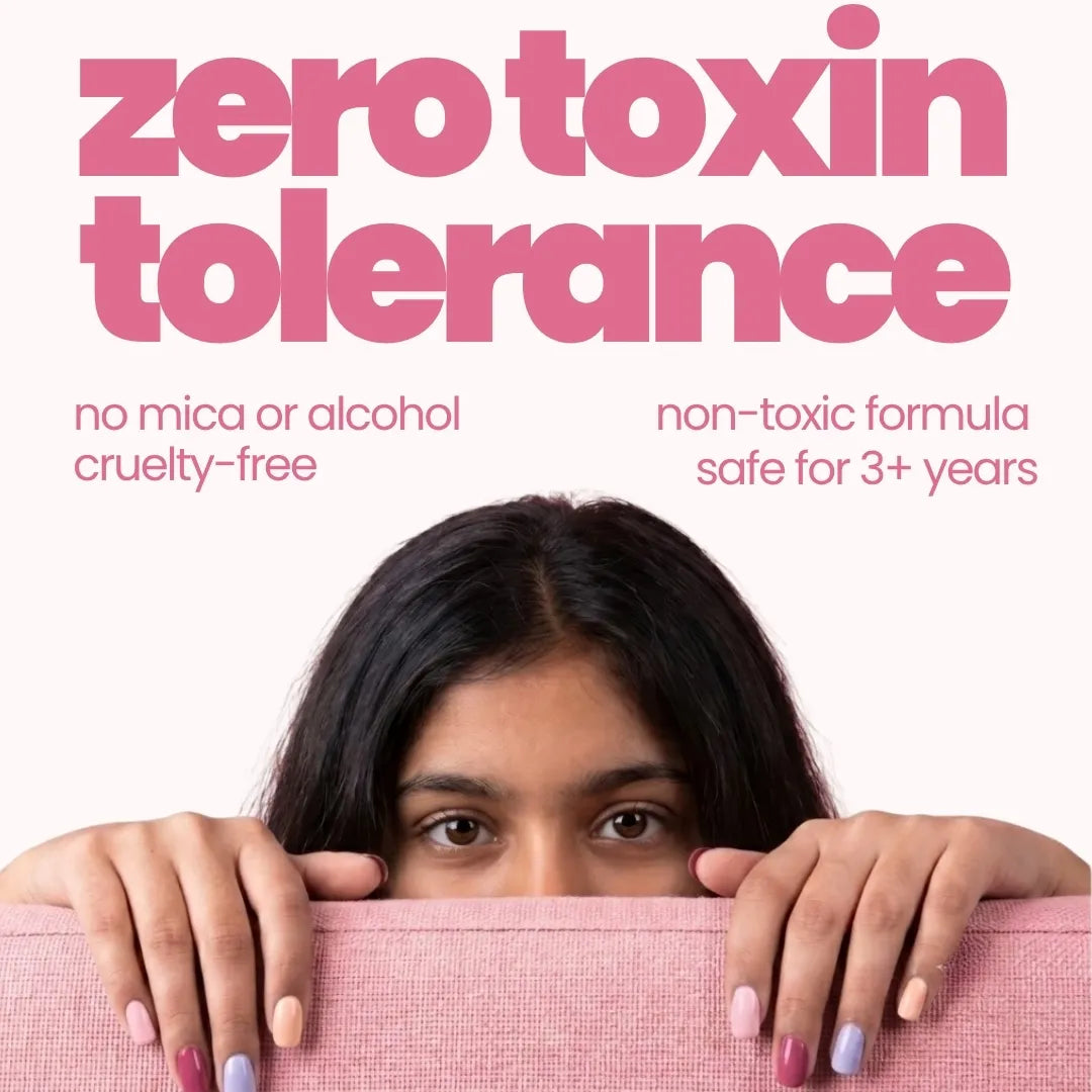 Nail Paint Brush Pens - Set of 4 — zero toxin, non-toxic formula | Tuco Kids