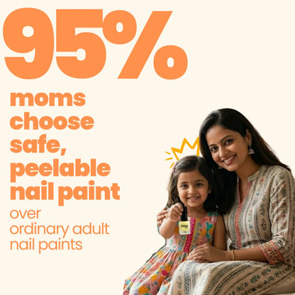 Tuco Kids Nailed It Orange - chemical free
