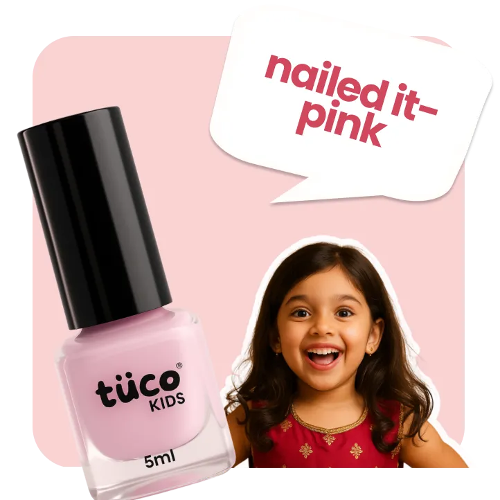 Nailed It - Pink Colour (5ml) — natural kids skincare | Tuco Kids