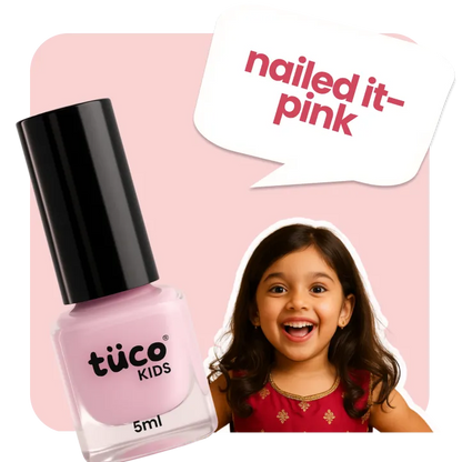 Nailed It - Pink Colour (5ml) — natural kids skincare | Tuco Kids