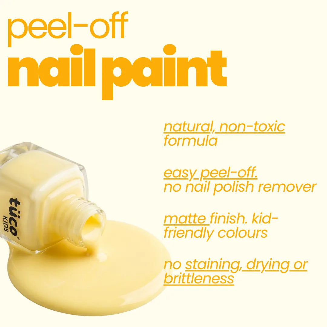 Nailed It - Yellow (5ml) — key ingredients | Tuco Kids