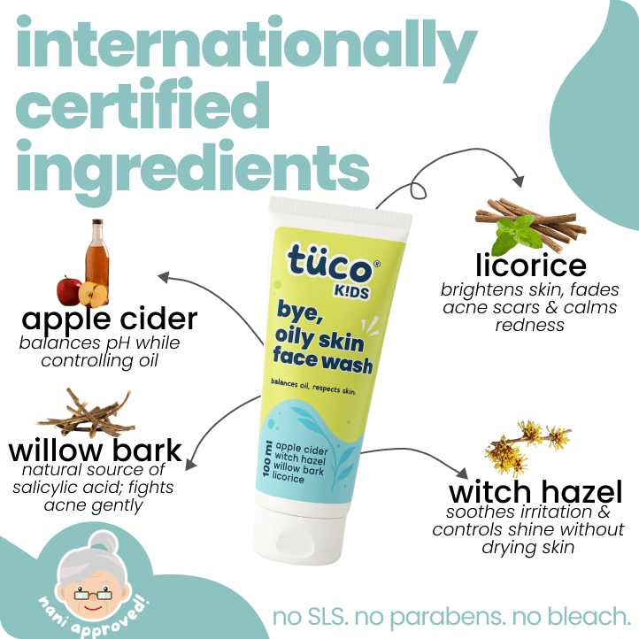 Natural Bye Oily Skin Face Wash | safe for children