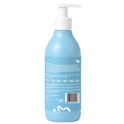Natural Shampoo for Kids (500ml) — back of pack, ingredients & product details | Tuco Kids