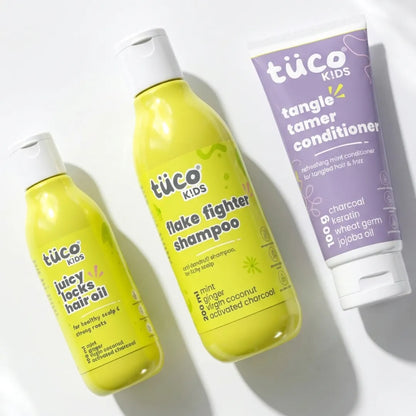 Kids Dandruff Regimen with Dandruff Shampoo, Hair oil and Conditioner