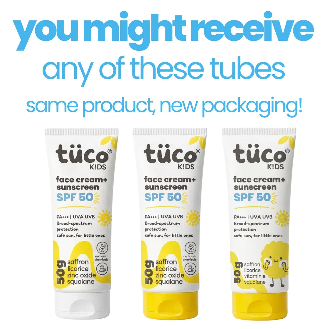 Natural SPF 50 Sunscreen for Kids 50g — Safe for Sensitive Skin | Tuco Kids
