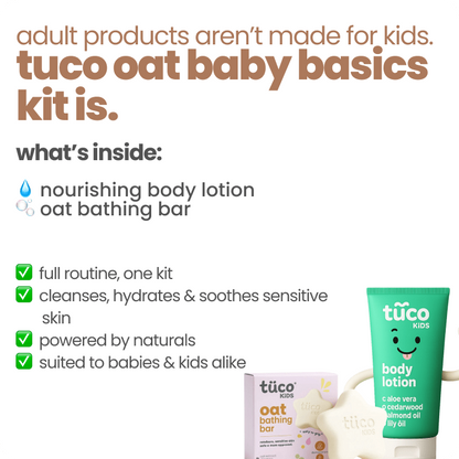 Oat Baby Basics — key ingredients | Tuco Kids
