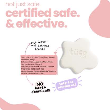 Oat Bathing Bar - dermatologist tested kids skincare