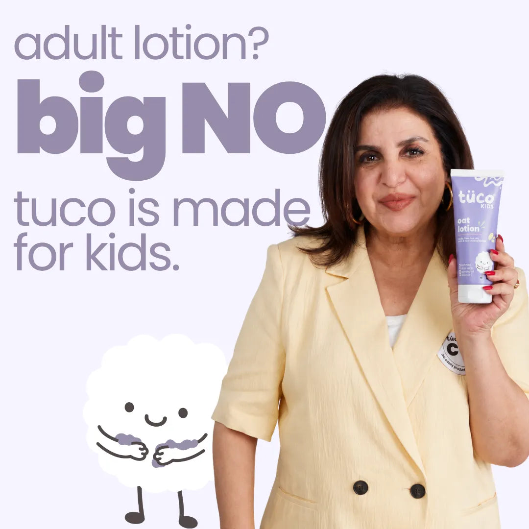 Oat Body Lotion for kids – soothes dry and itchy skin, strengthens skin barrier, non-greasy formula