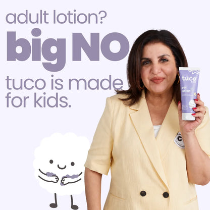 Oat Body Lotion for kids – soothes dry and itchy skin, strengthens skin barrier, non-greasy formula
