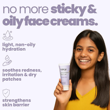 Oat & Rice Water Face Gel 50g — key ingredients | Tuco Kids