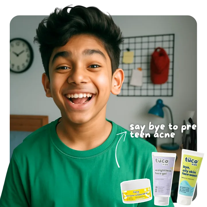 Natural oily and acne-prone skin regimen with Oily Skin Face Wash, Weightless Gel and 2-in-1 Sunscream. 