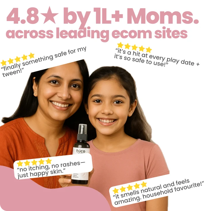 Tuco Kids outdoor girls kit rated 4.8 stars by over 1 lakh moms – trusted natural skincare for active girls