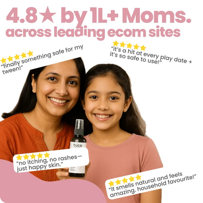 Tuco Kids outdoor girls kit rated 4.8 stars by over 1 lakh moms – trusted natural skincare for active girls