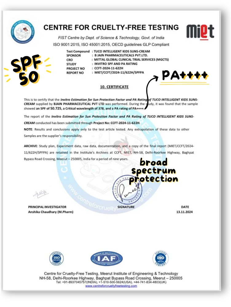 Face Cream + Sunscreen SPF 50
