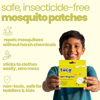 Safe Mosquito Repellent Patches for Kids [Pack of 2 - 24 patches]