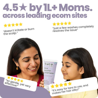 Natural Lice Shampoo + hair conditioner for kids