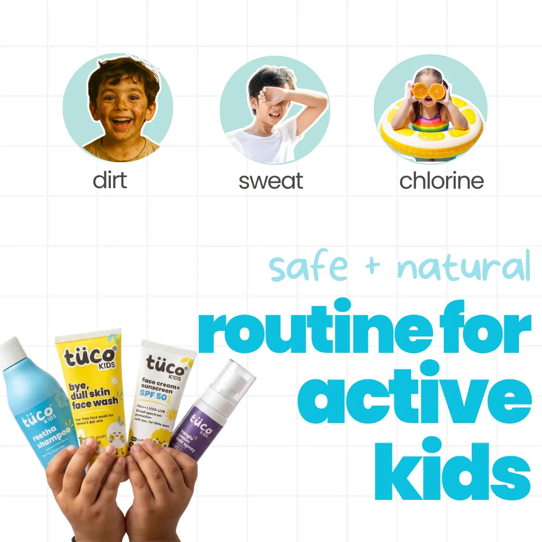 Tuco Kids Sports Skincare Kit — Sunscreen, Body Wash & After-Sun Care | Tuco Kids