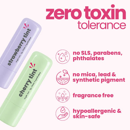 Strawberry & Cherry Lip Tints