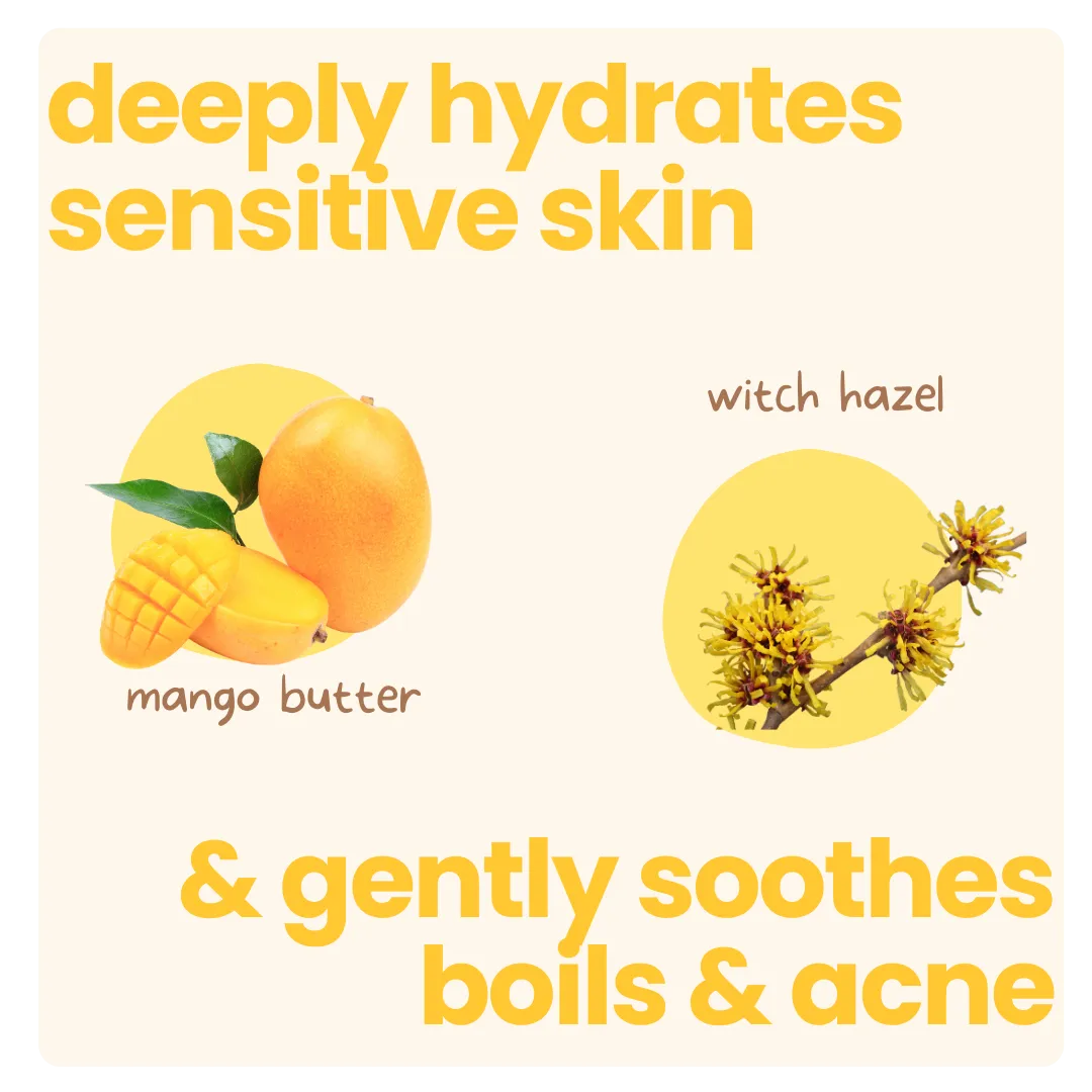 Tuco Kids Sun Plus Lotion SPF 30 - deeply hydrates sensitive skin with mango butter and witch hazel, gently soothes boils and acne in children