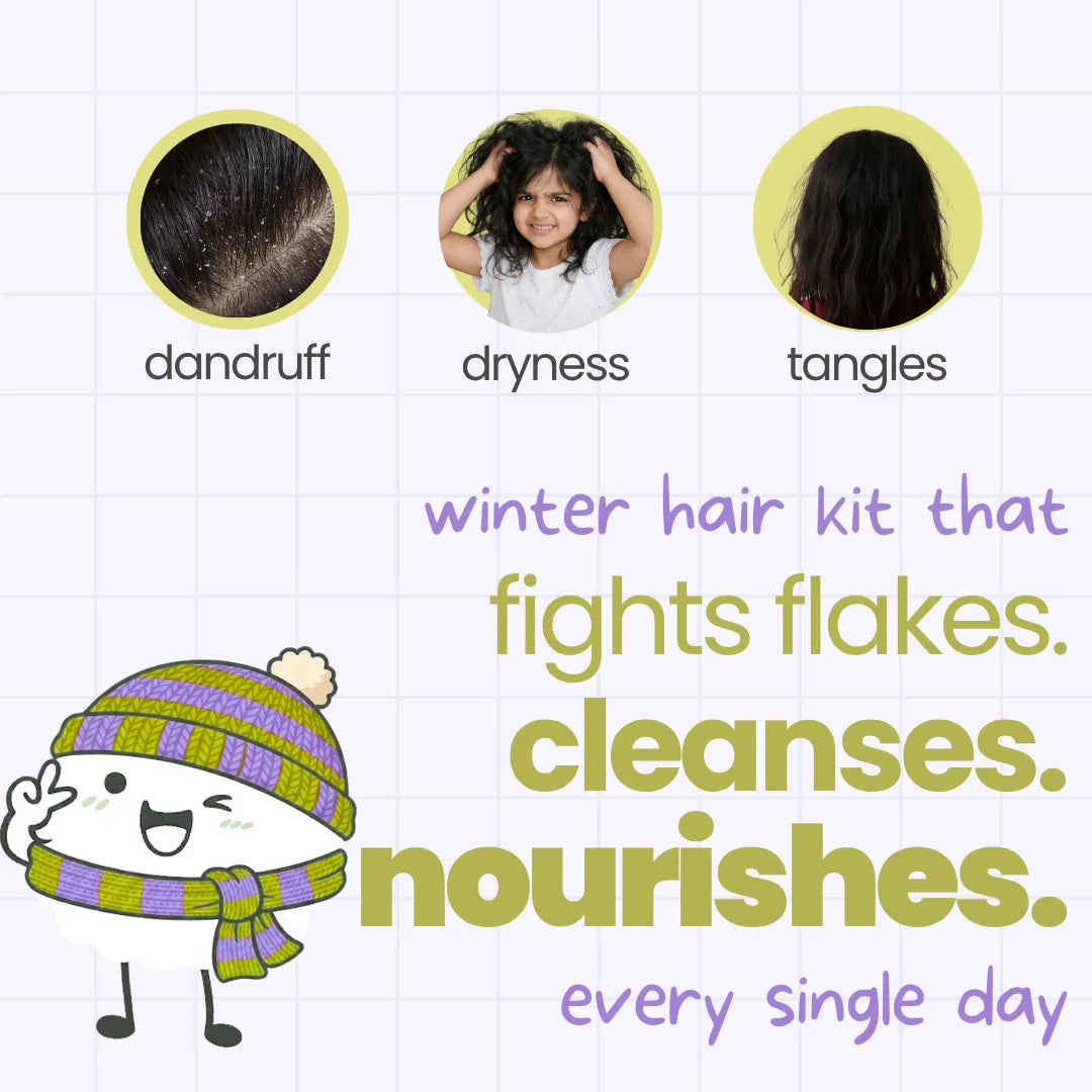 Ultimate Winter Dandruff Hair Pack — for dandruff, dryness and tangles | Tuco Kids