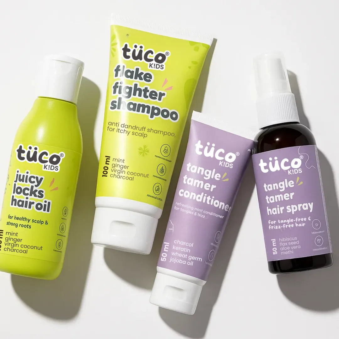The Safe Dandruff Regimen — natural kids skincare | Tuco Kids