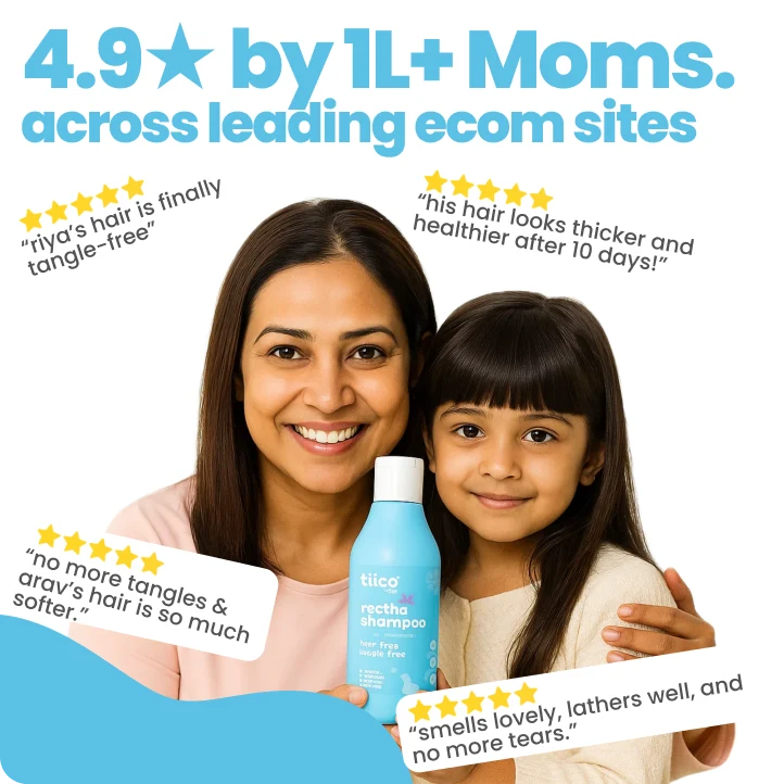 Thin Hair Regimen: Reetha Shampoo + Hair Oil + Tangle Tamer Spray — image 7 | Tuco Kids