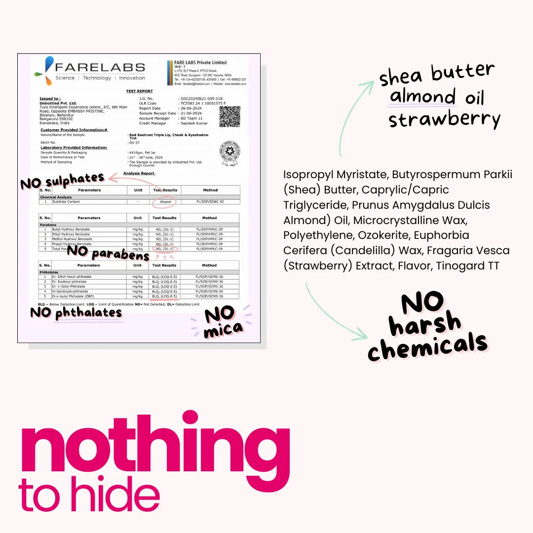 3 Triple Tints + Nothing Lip Balm