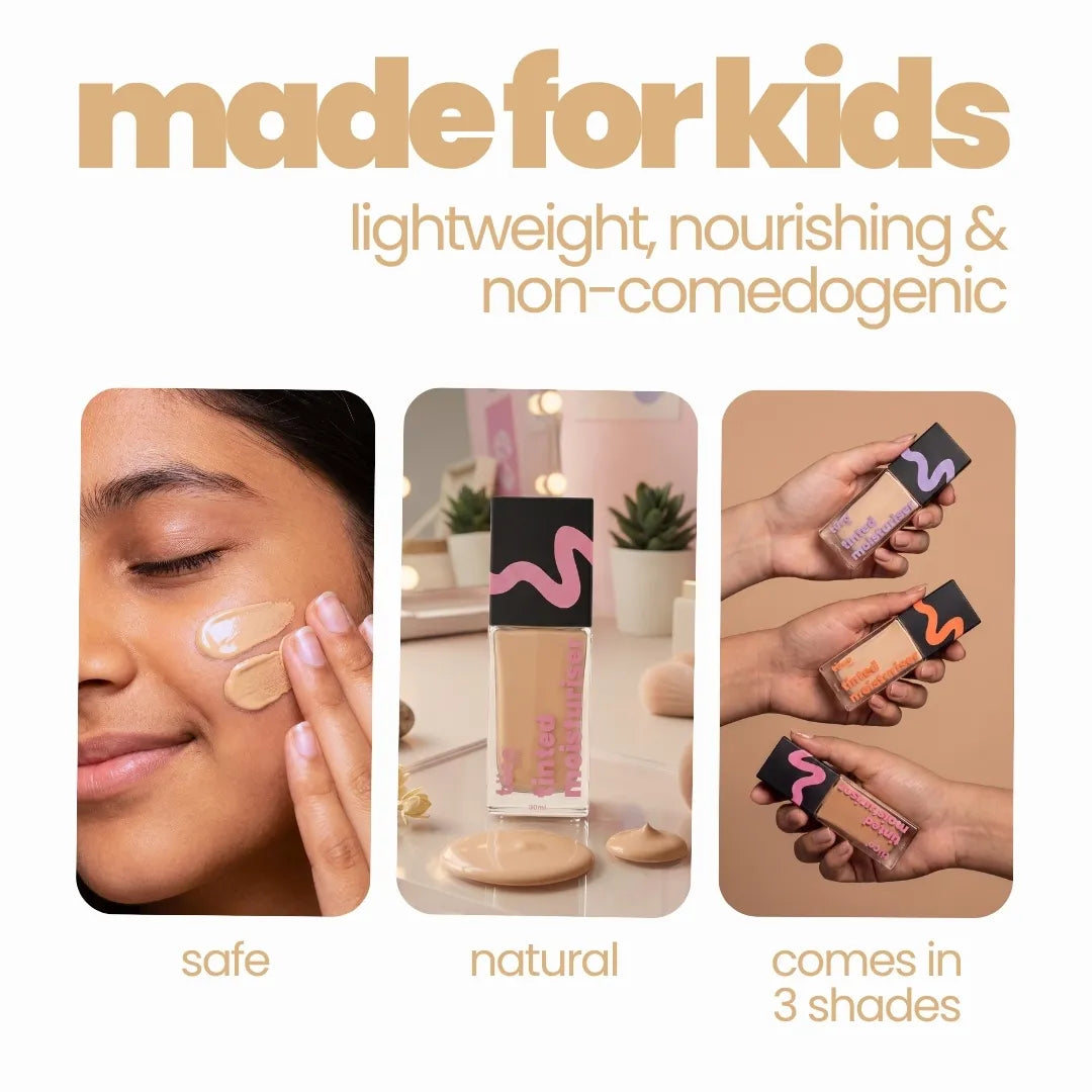 Tinted Moisturiser - Caramel Creme — made for kids, lightweight and non-comedogenic | Tuco Kids