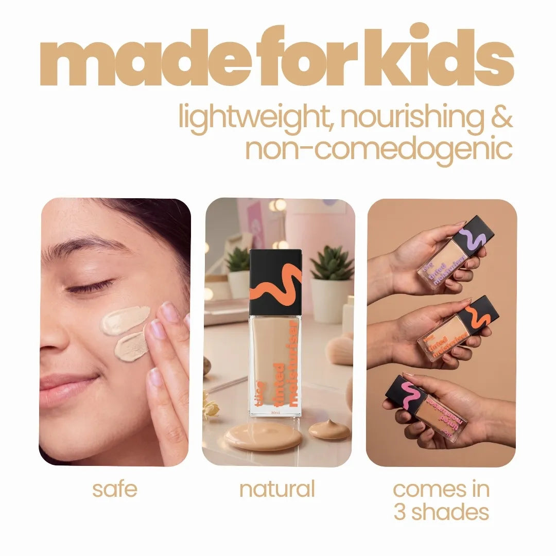 Tinted Moisturiser - Hazelnut Bliss — made for kids, lightweight and non-comedogenic | Tuco Kids