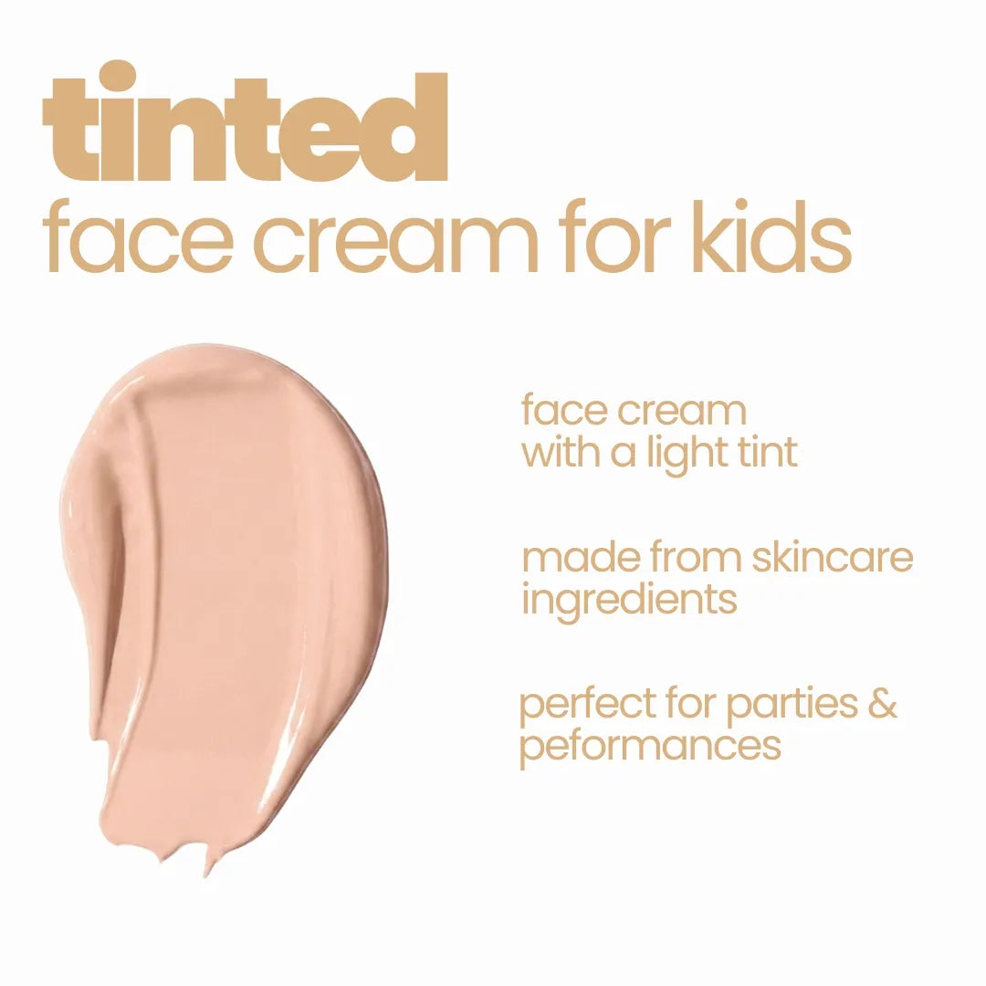 Tinted Moisturiser - Hazelnut Bliss — tinted face cream features overview | Tuco Kids