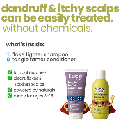 Anti - Dandruff Kit for Kids: Complete Haircare - Tuco Kids
