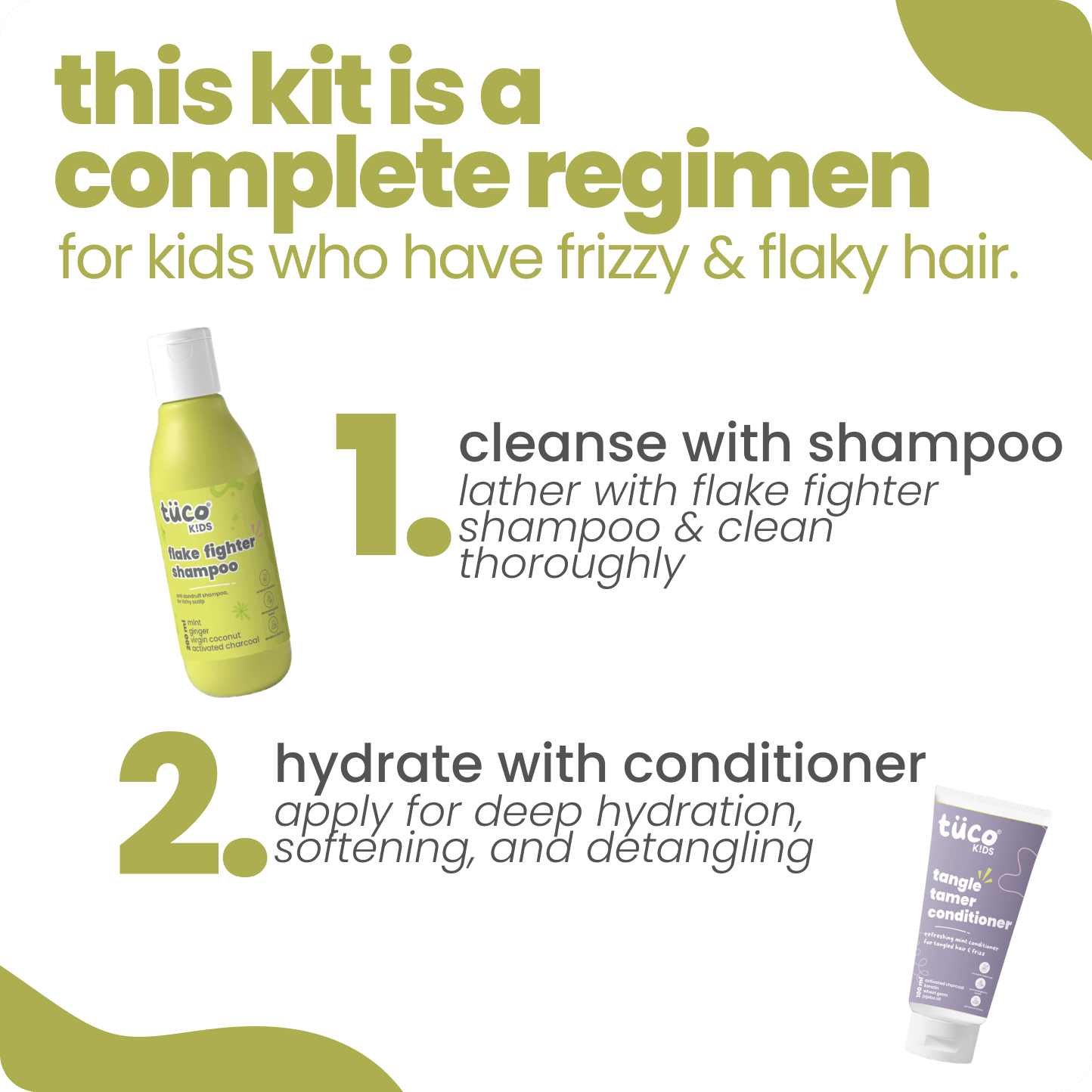 Anti - Dandruff Kit for Kids: Complete Haircare - Tuco Kids