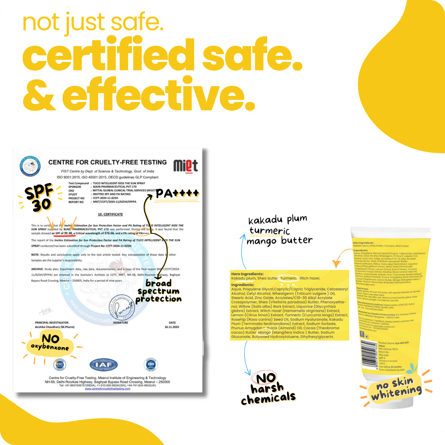 Bye, Dull Skin Gentle Kit Lotion + Sunscreen SPF30 - Tuco Kids