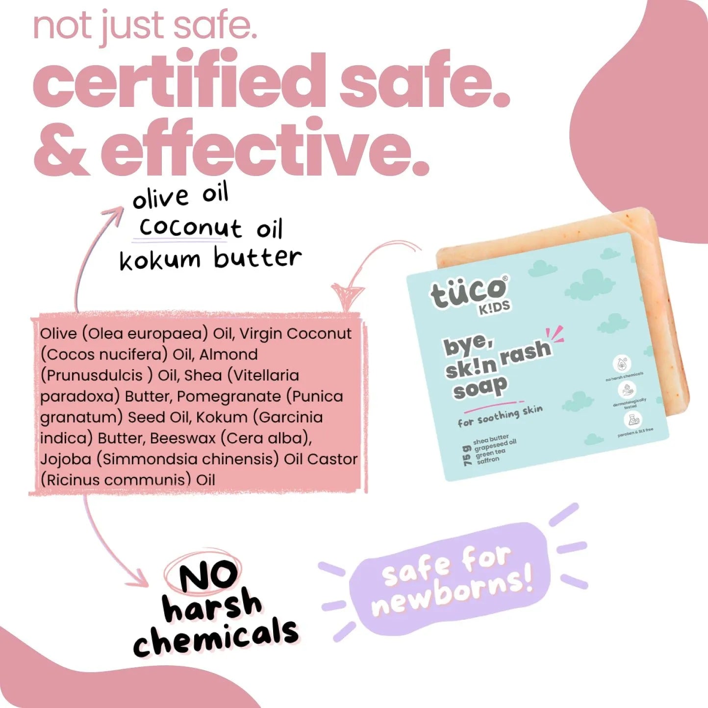 Bye, Skin Rash Natural Soap.