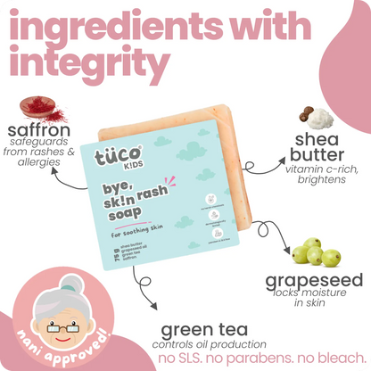 Bye, Skin Rash Natural Soap.