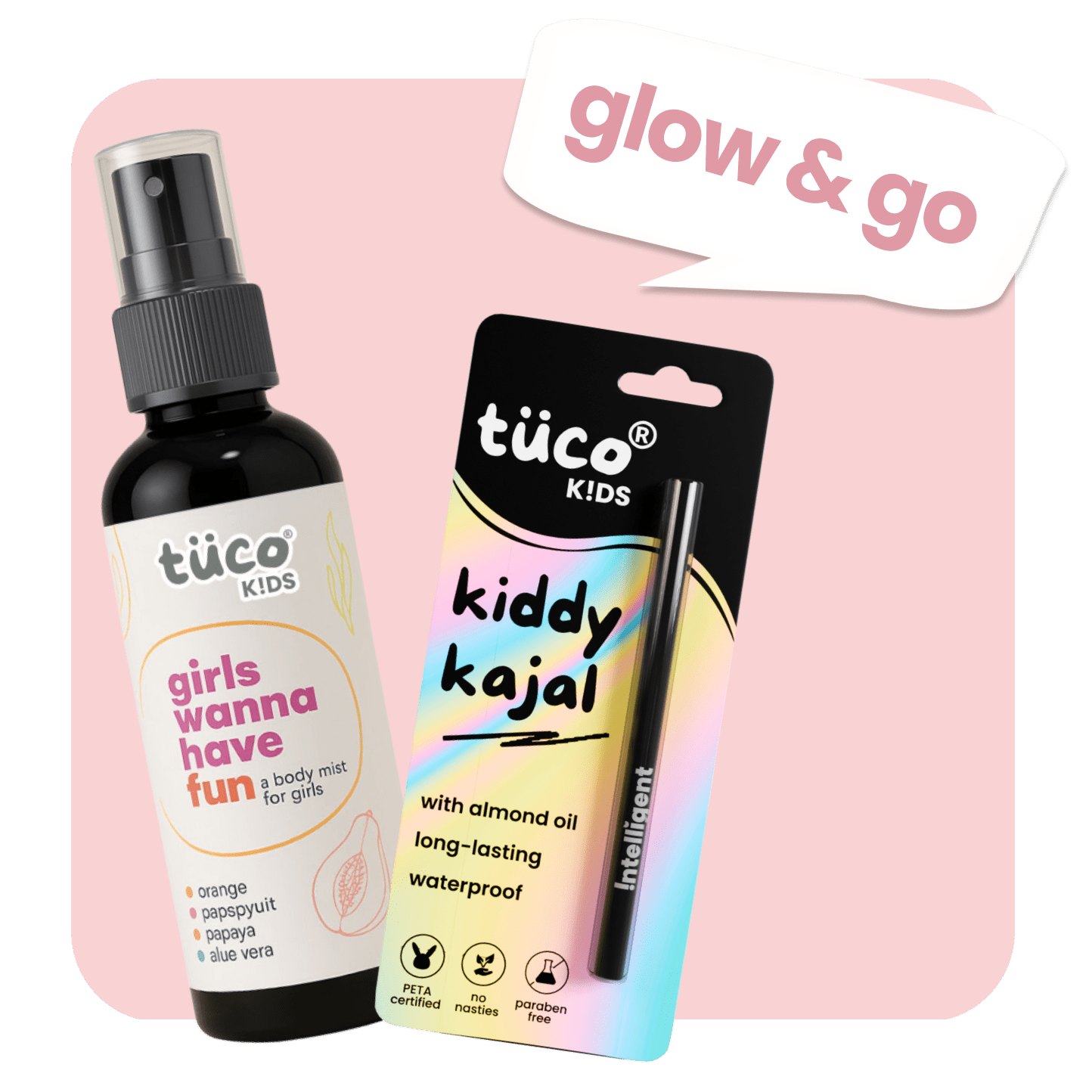 Everyday Essentials Natural Body Mist + Kajal for Kids - Tuco Kids