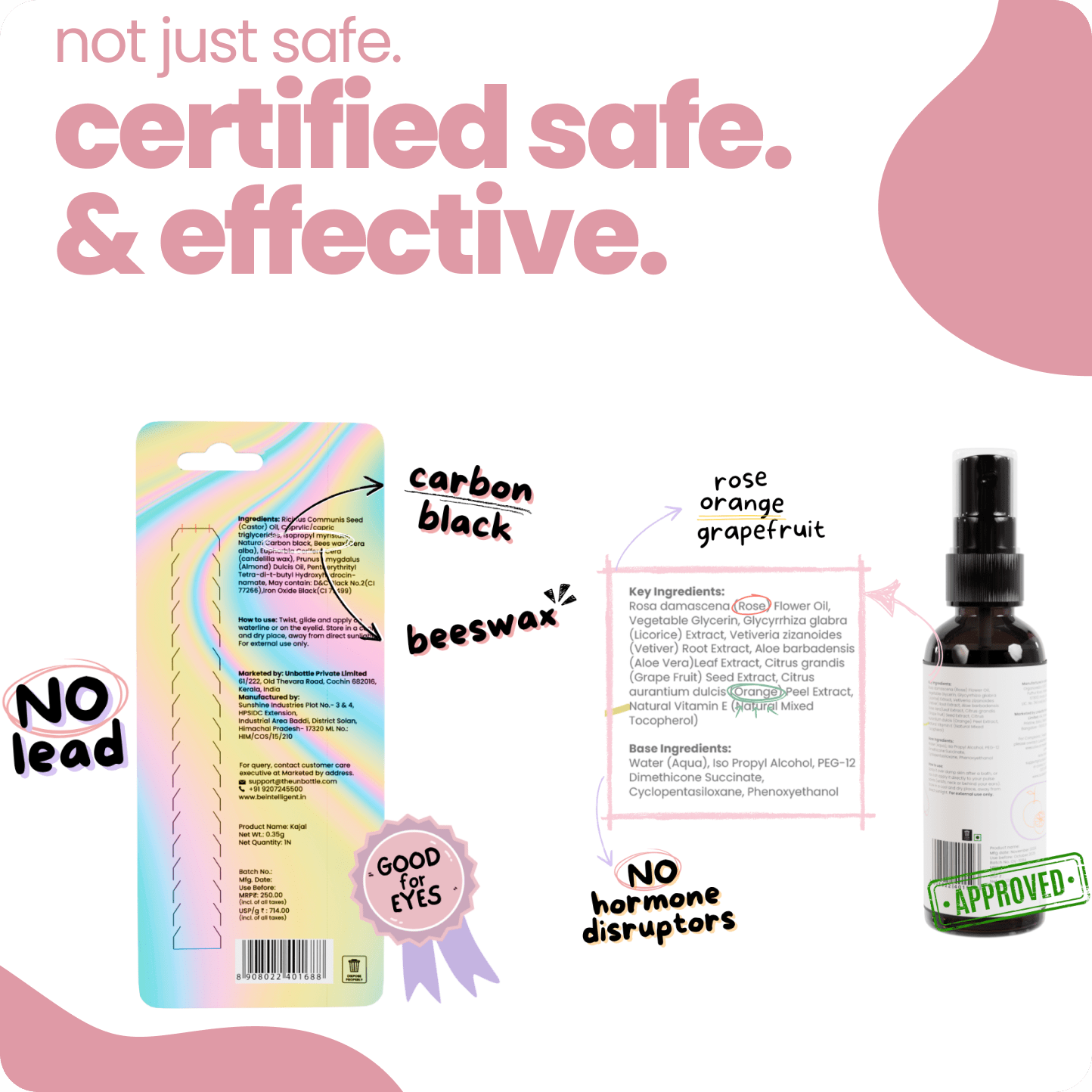Everyday Essentials Natural Body Mist + Kajal for Kids - Tuco Kids
