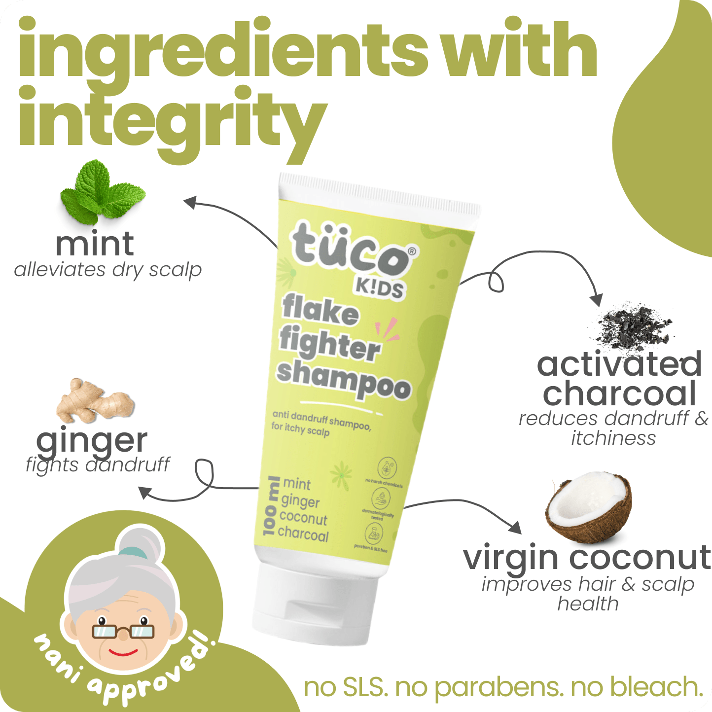 Flake Fighter Anti Dandruff Shampoo 100 ml! - Tuco Kids