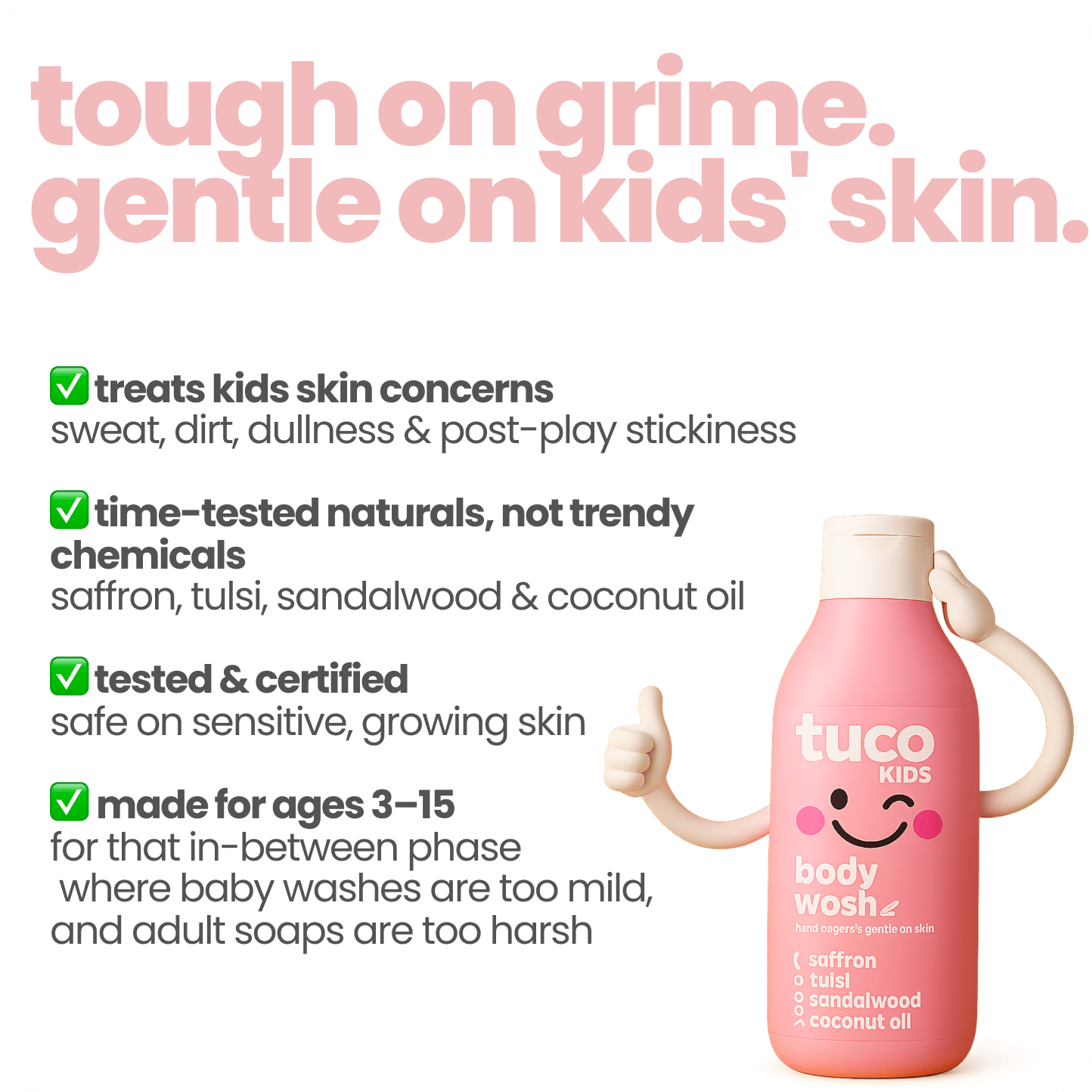 Gentle Shower Gel for kids - 300ml - Tuco Kids