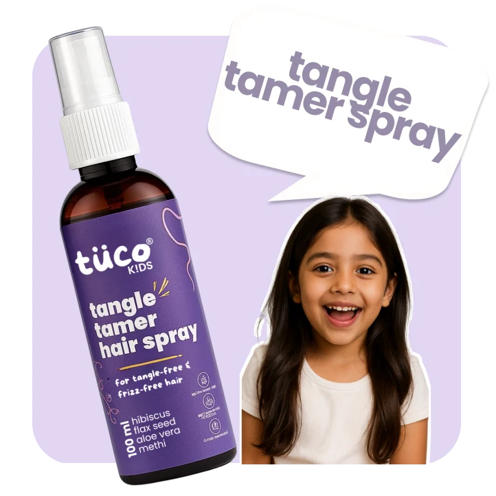Natural Hair Detangler spray for Kids - 100ml - Tuco Kids