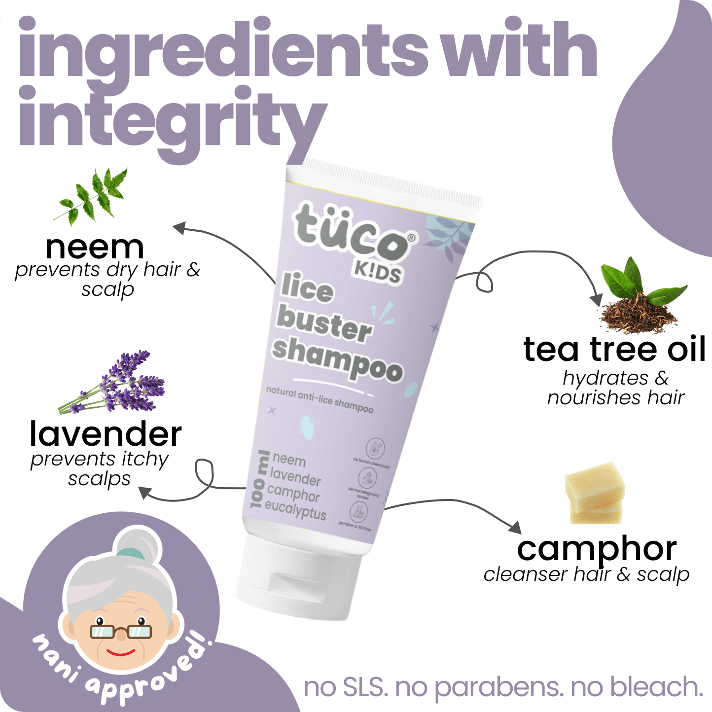 Lice Buster Shampoo 100 ml. - Tuco Kids