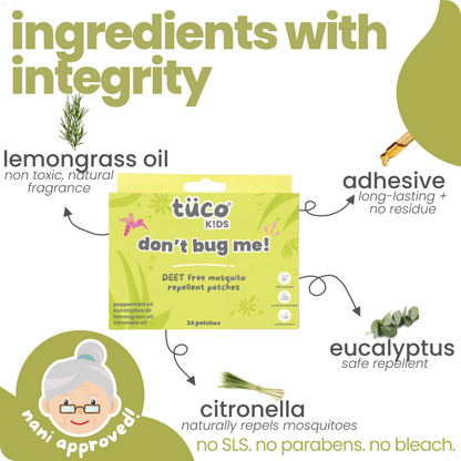 Mosquito Protection Pack (Lotion + Spray + Patches) - Tuco Kids