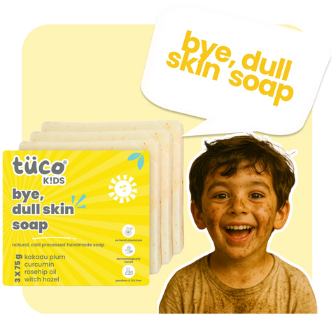 Bye, Dull Skin Kids Soap with Turmeric (Pack of 3)
