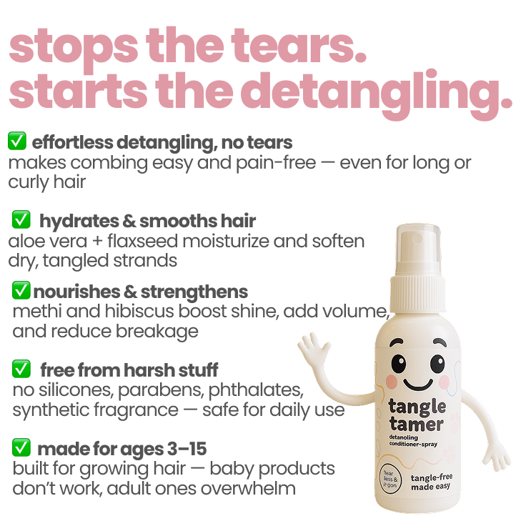 Natural Hair Detangler spray for Kids - 100ml - Tuco Kids