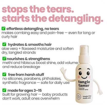 Natural Hair Detangler spray for Kids - 100ml - Tuco Kids