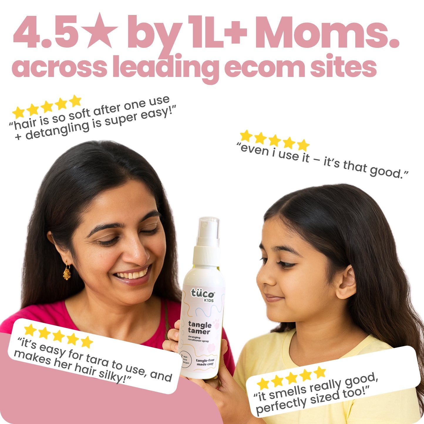 Natural Hair Detangler spray for Kids - 100ml - Tuco Kids