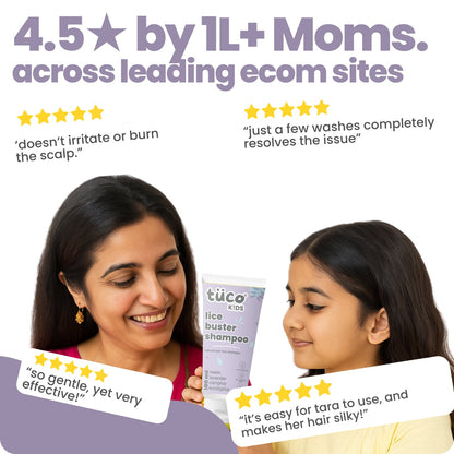 natural lice shampoo + hair detangler for kids - Tuco Kids