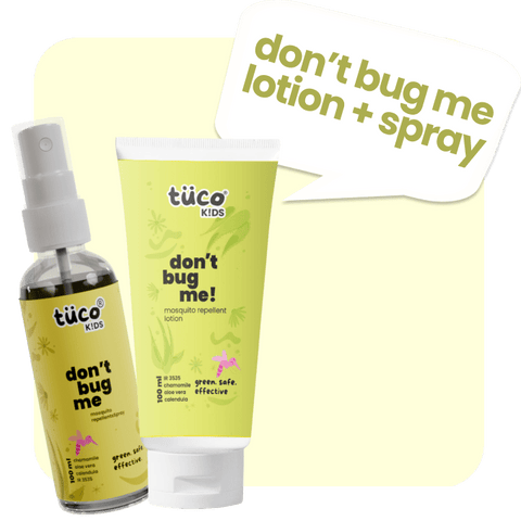 Natural Mosquito Repellent Lotion + Spray for Kids