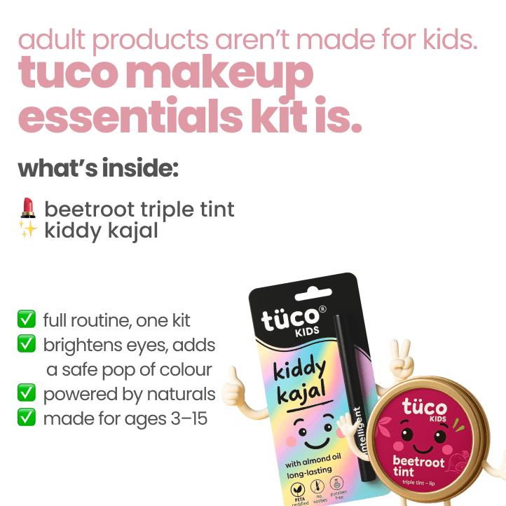 nontoxic makeup gift pack - natural kajal + tint - Tuco Kids